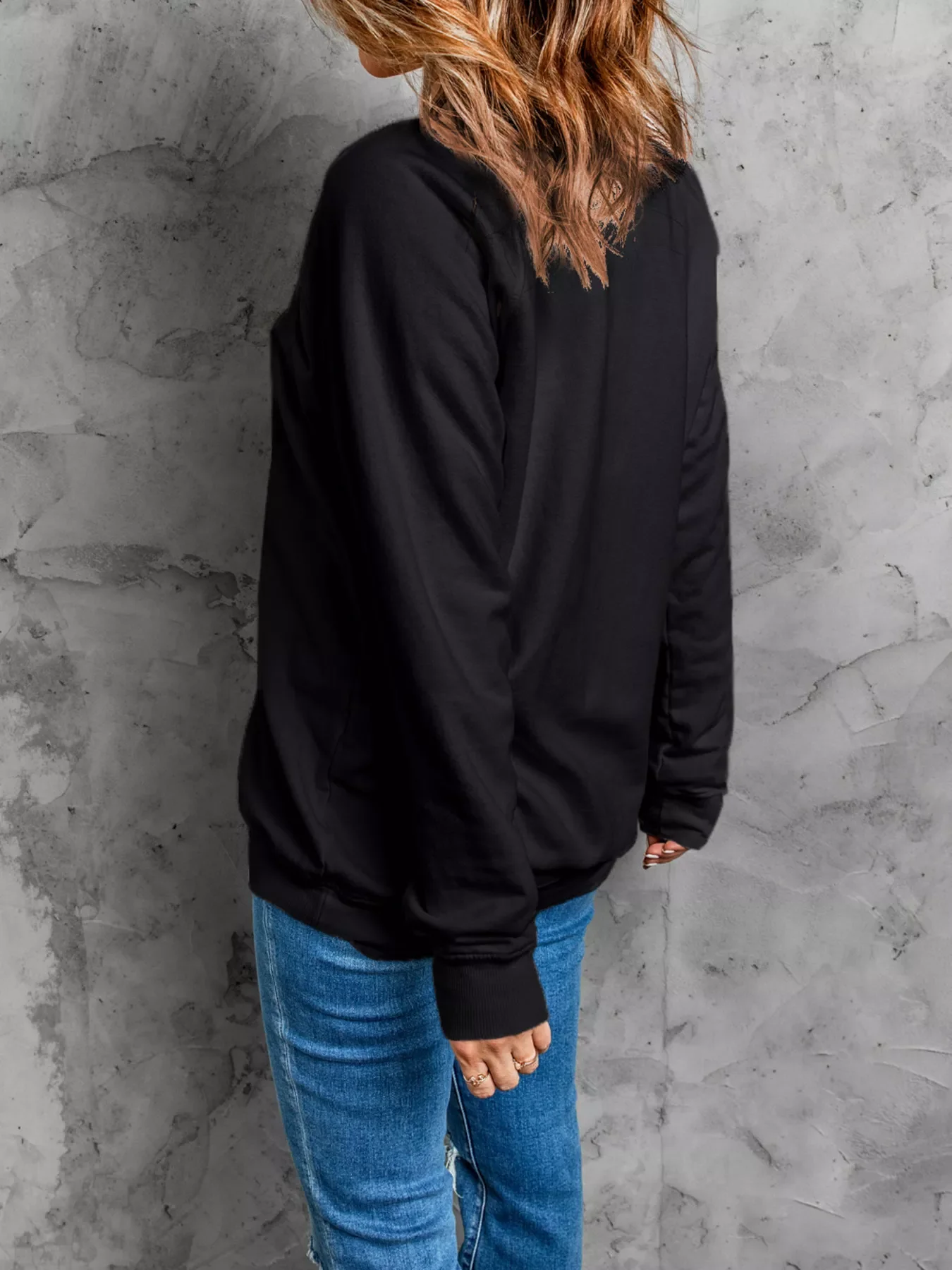 Feeling Spooky Halloween Embroidered Sweatshirt - Image 3