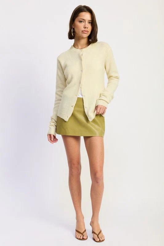 FITTED BUTTON UP CARDIGAN - Image 33