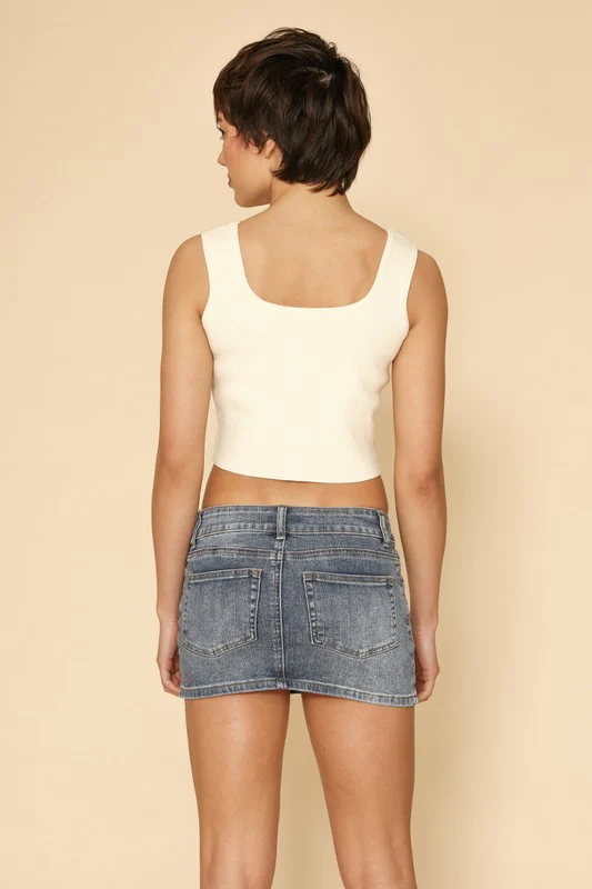 Floral corset tank top - Image 3