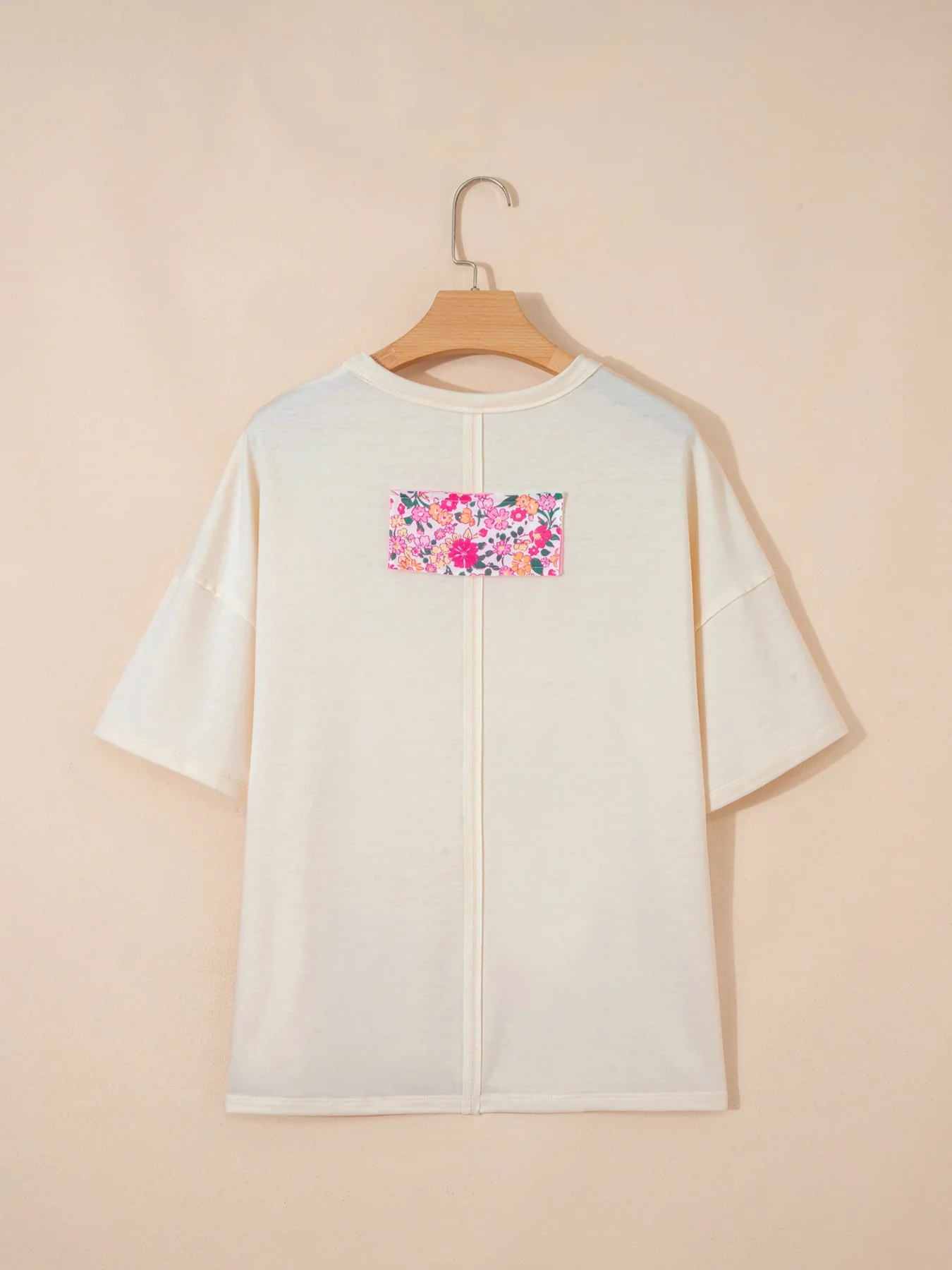 Floral Half Sleeve Oversized Top - Image 9