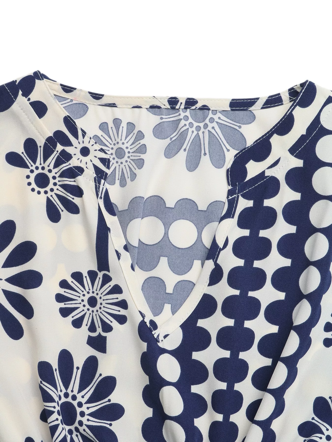 Floral Print Cutout Waist Maxi Dress - Image 6
