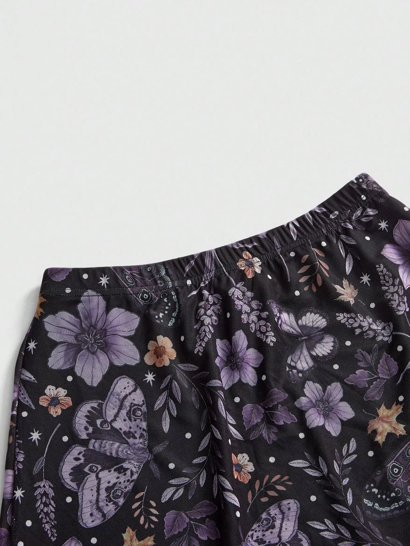 Floral Print Flowy Midi Skirt - Image 5