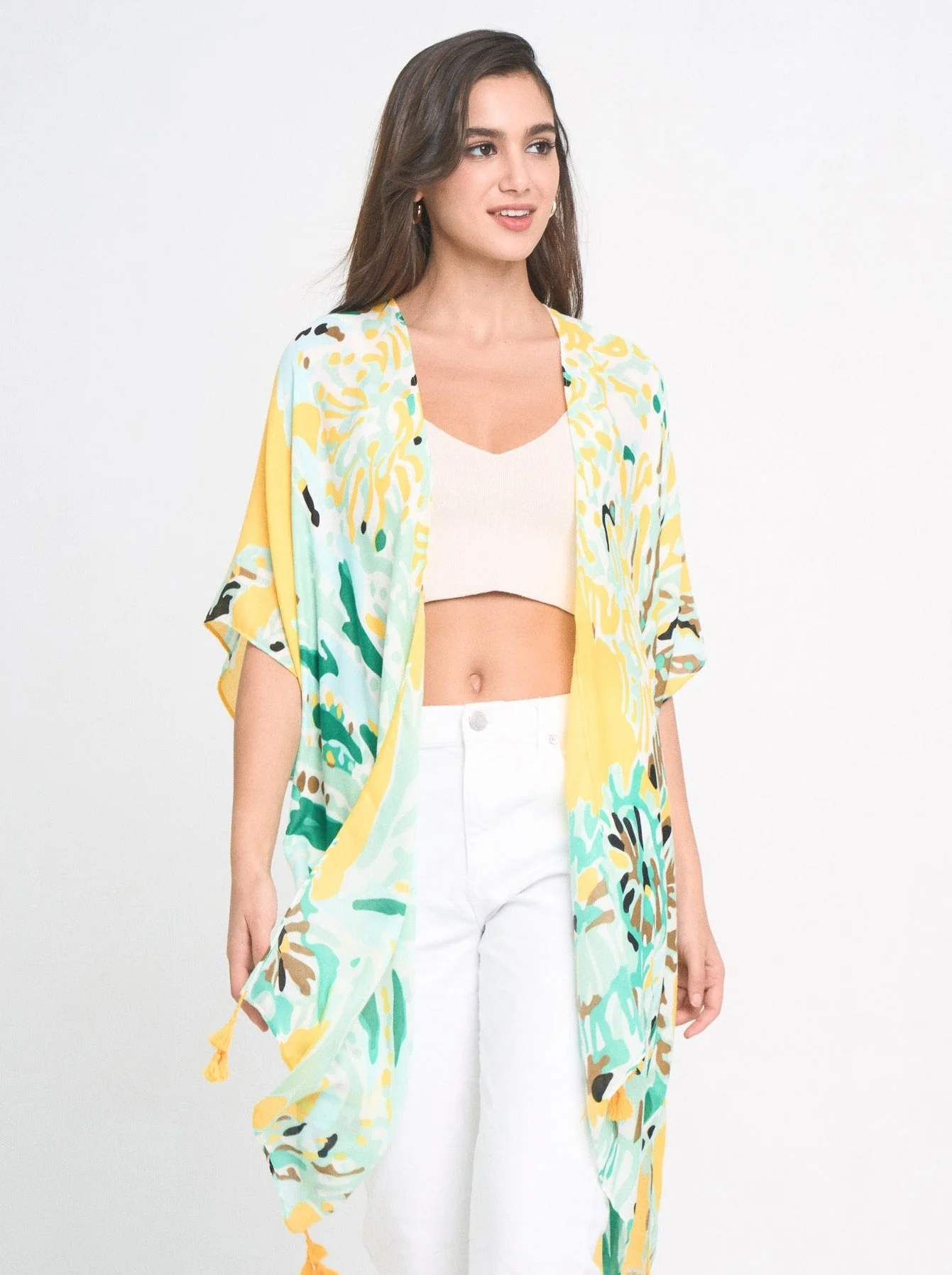 Floral Print Kimono - Image 2