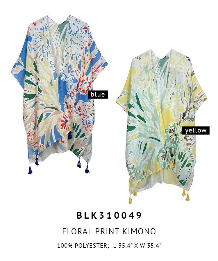 Floral Print Kimono - Image 3