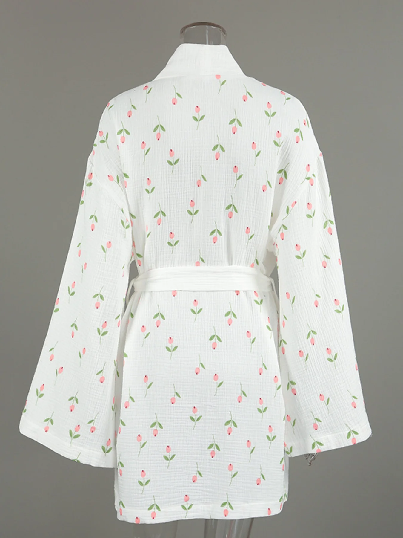 Floral Print Lightweight Lounge Nightgown - Image 6