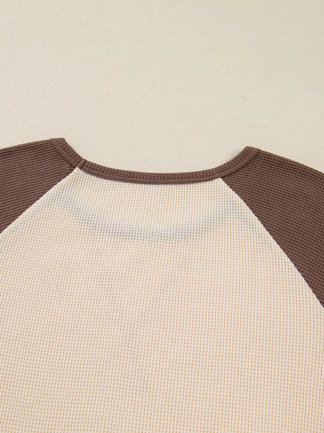 Floral Print Patchwork Color Block Long Sleeve Top - Image 5
