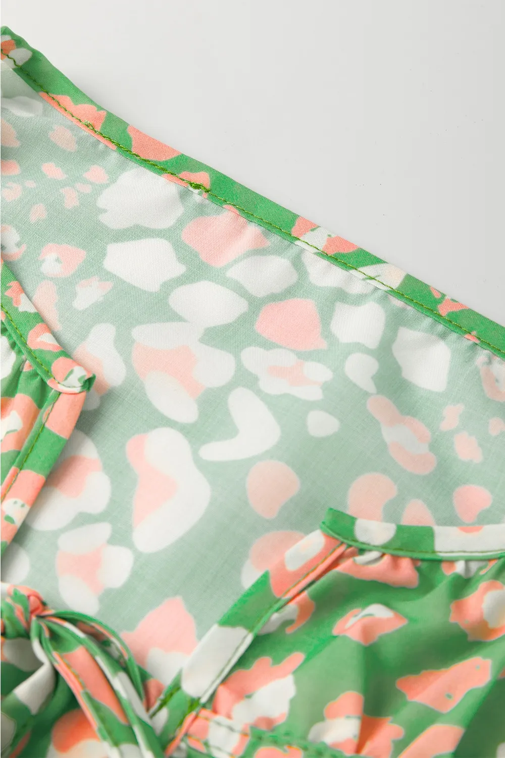 Floral Print Ruffle Sleeve Blouse - Image 4