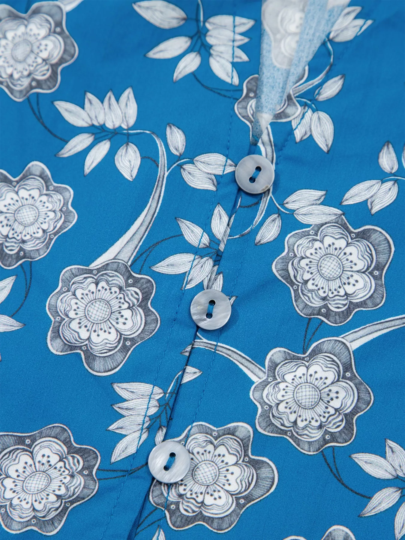 Floral Print Ruffle Sleeve Blouse - Image 10