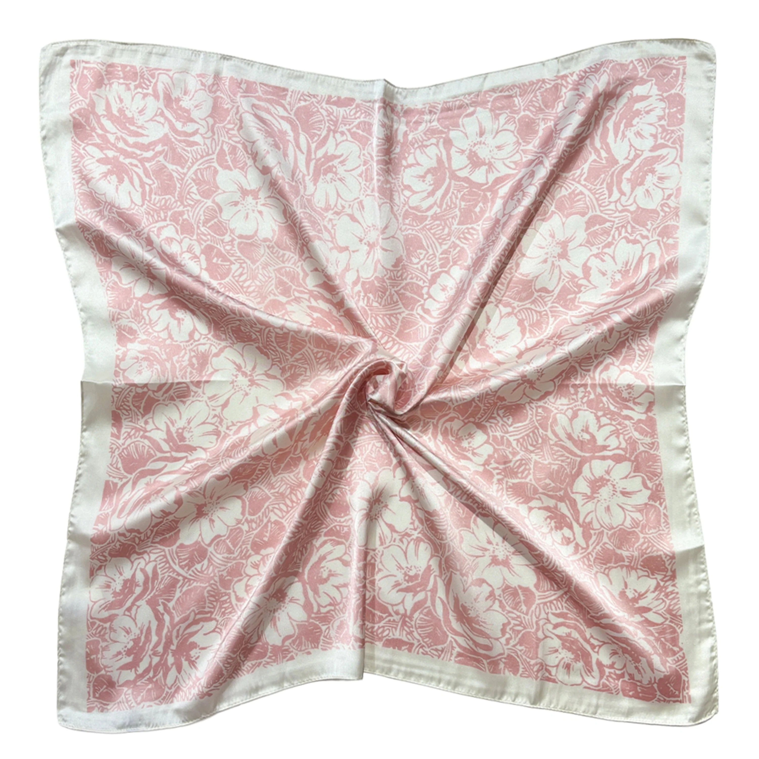 Floral Print Square Scarf - Image 10