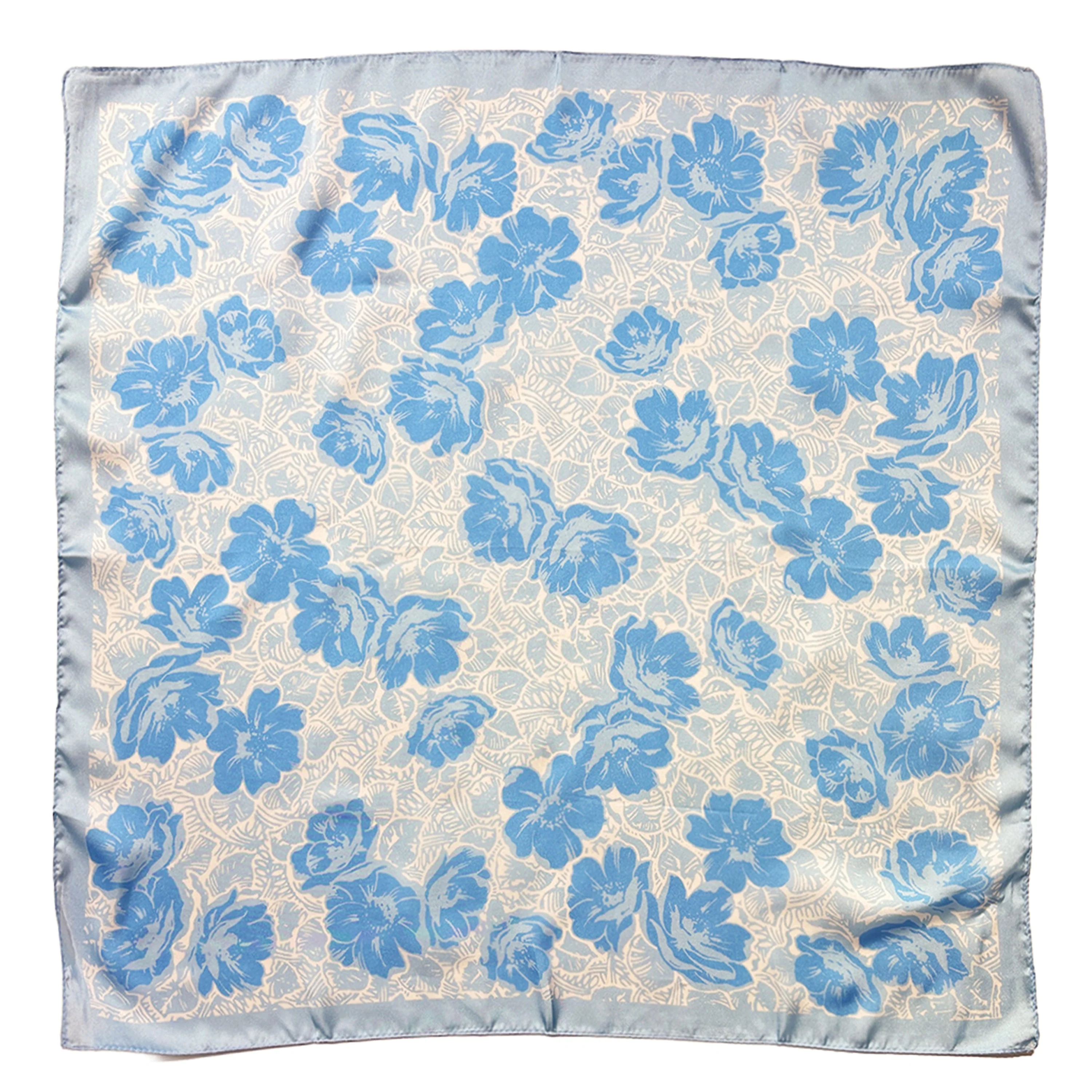 Floral Print Square Scarf - Image 6
