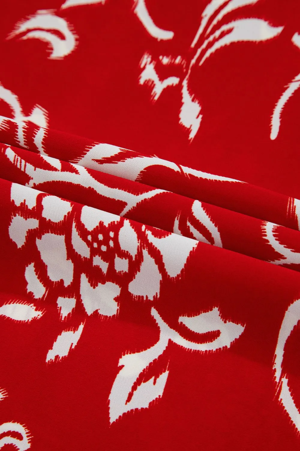 Floral Printed Spaghetti Strap Empire Waist Maxi Dress - Image 13