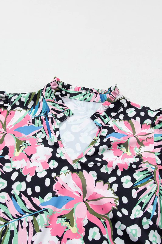 Floral Tiered Dress - Image 9