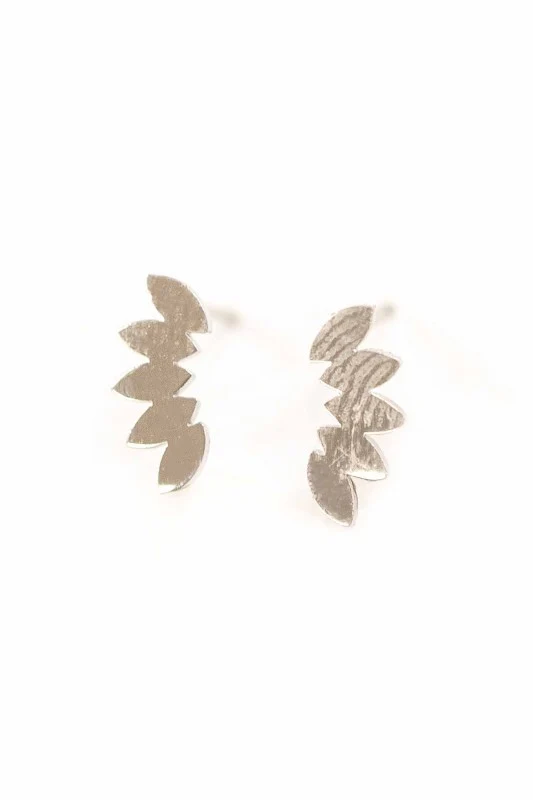 Floret Stud Earrings | Silver - Image 3