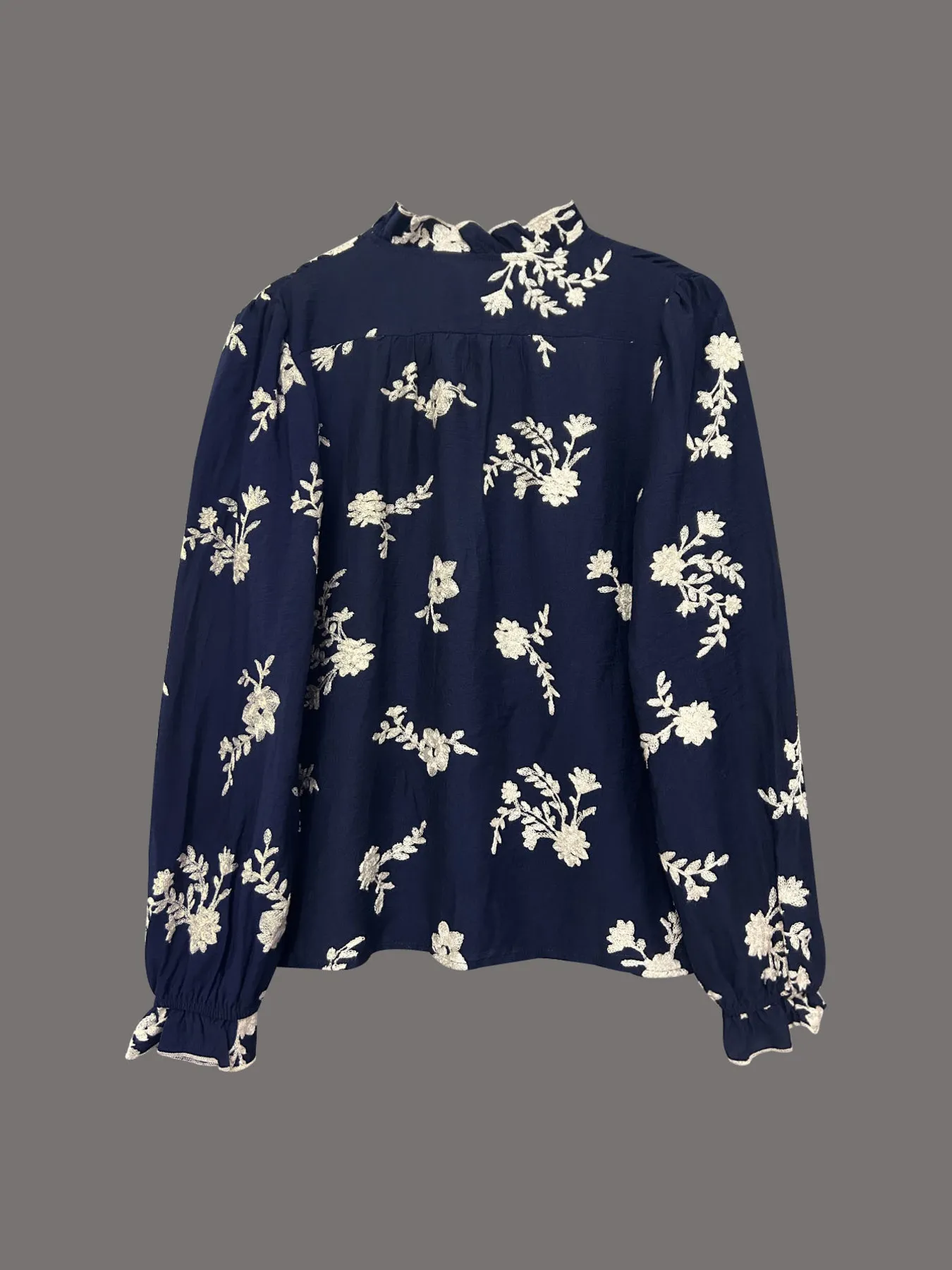 Flower Button Up Long Sleeve Shirt - Image 14