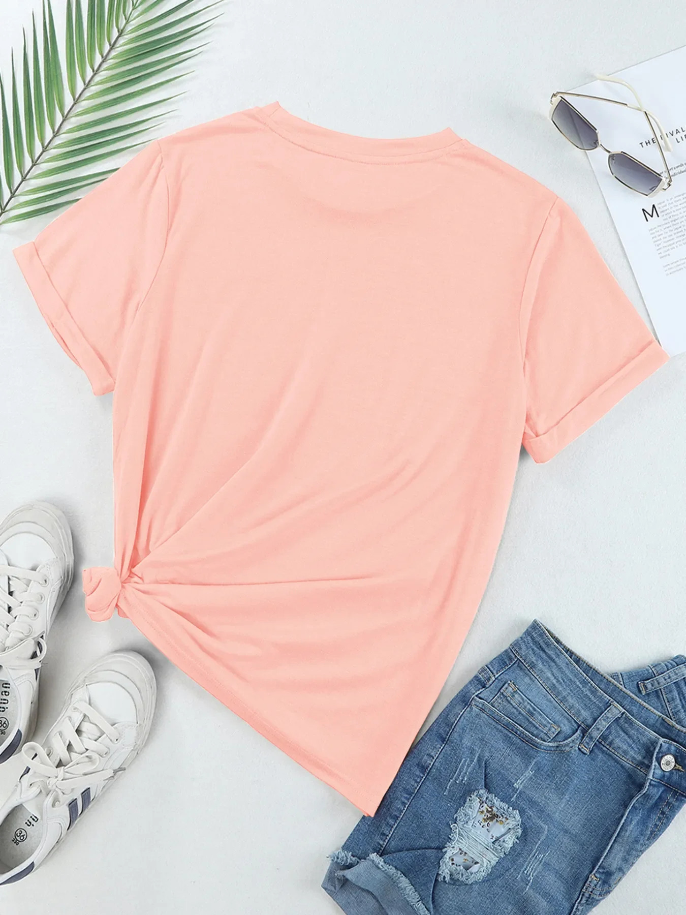 FLOWER MARKET Graphic Crewneck T Shirt - Image 6
