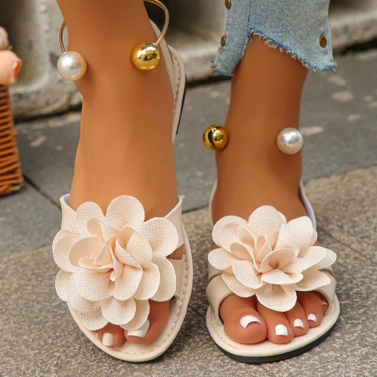 Flower Open Toe Sandals - Image 13