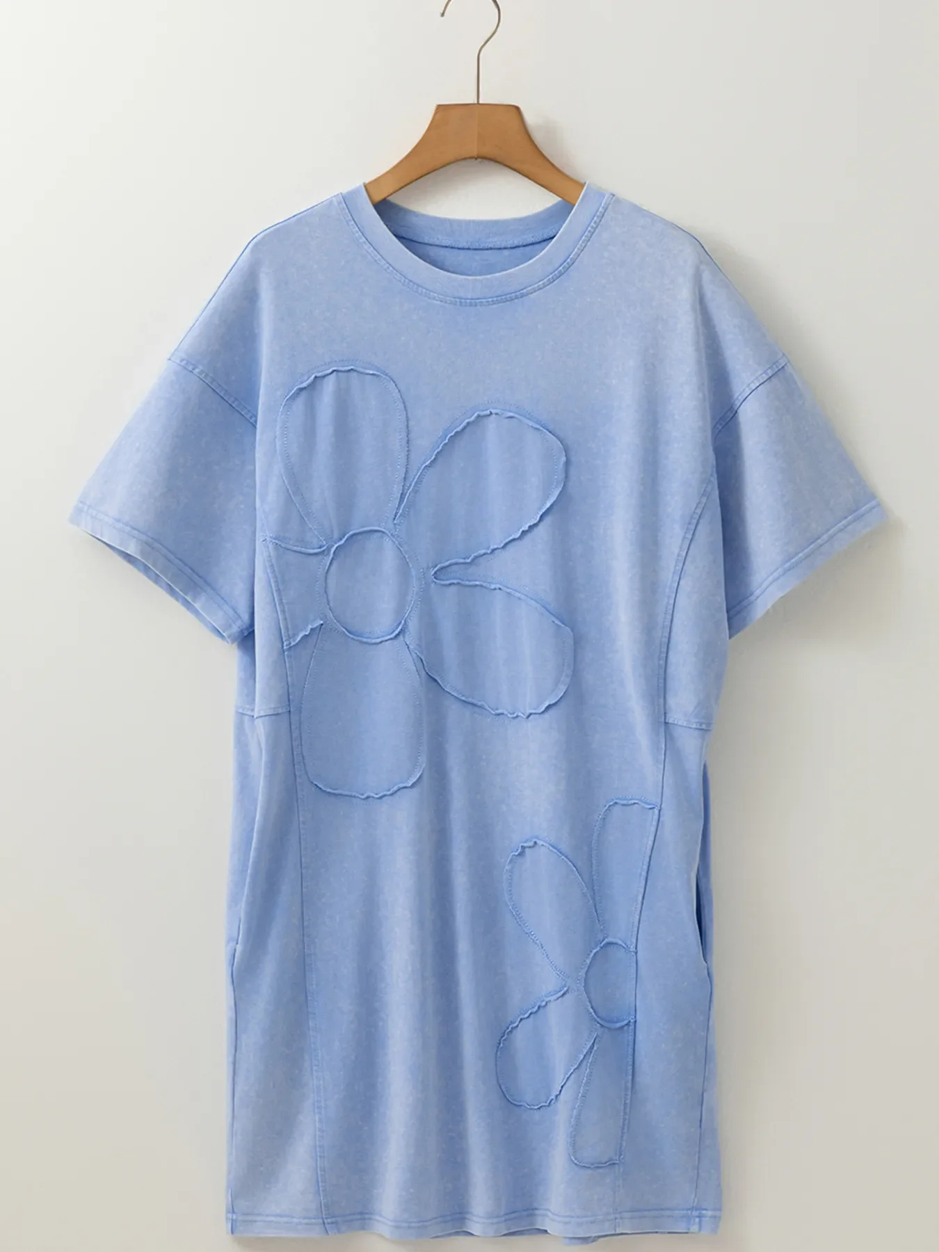 Flower Oversized Round Neck T-Shirt - Image 15