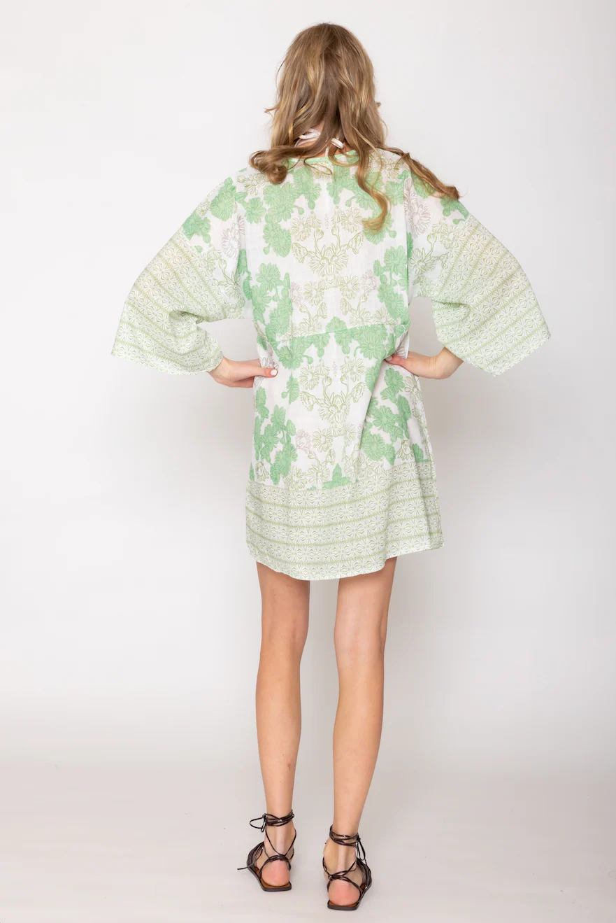 Flower Print Poncho - Image 3
