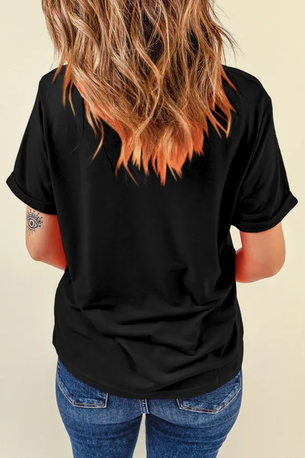 Football Round Neck Short Sleeve T Shirt - Image 7