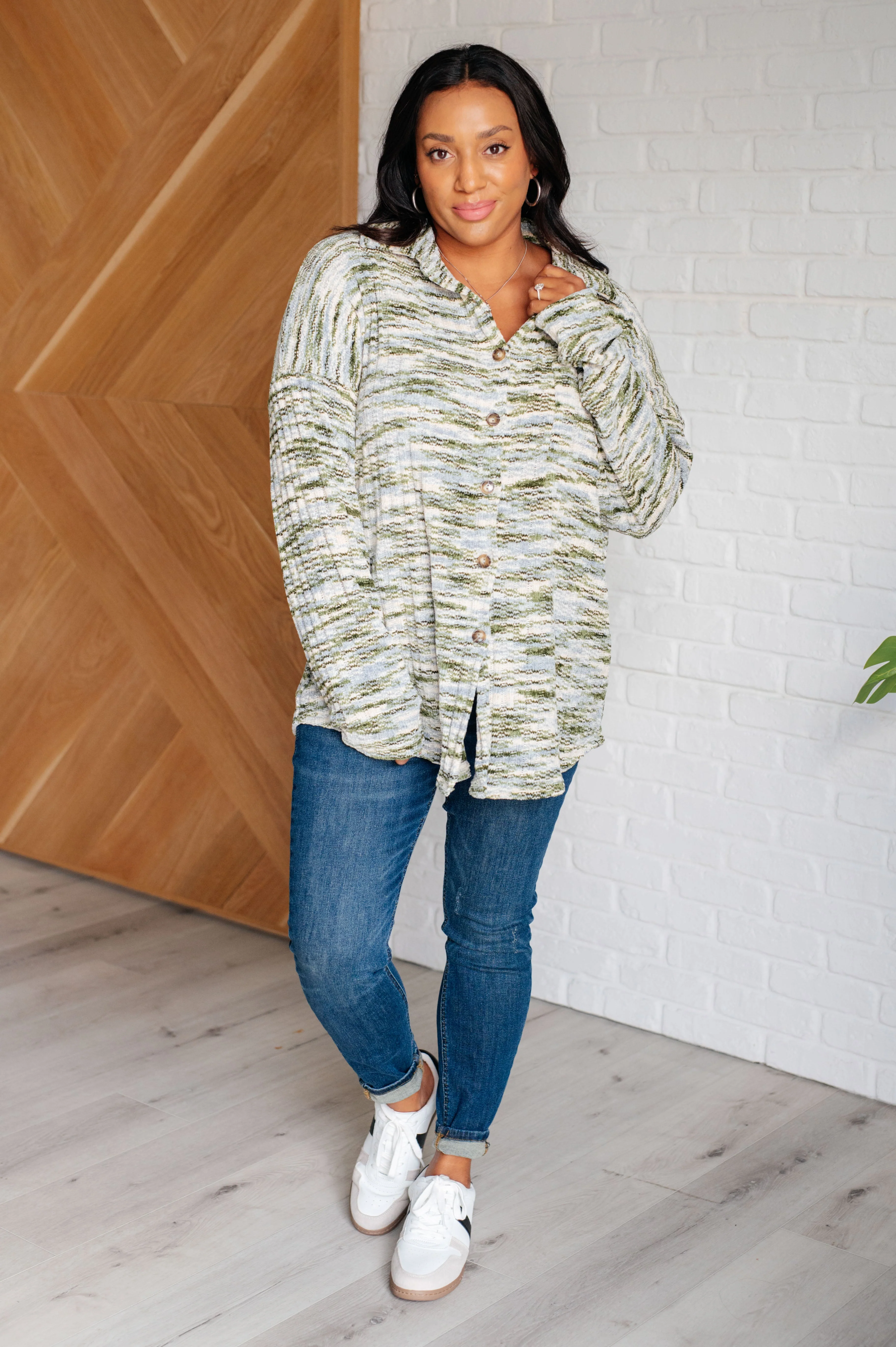 Forest of Feelings Knit Shacket - Image 3