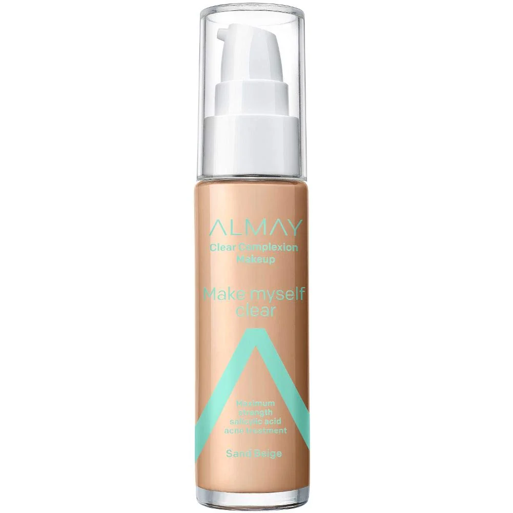 Foundation by Almay, Acne Face Makeup with Salicylic Acid, Face Makeup with Skincare Ingredients, Matte Finish, Hypoallergenic, Cruelty Free, Dermatologist Tested Foundation - Image 17