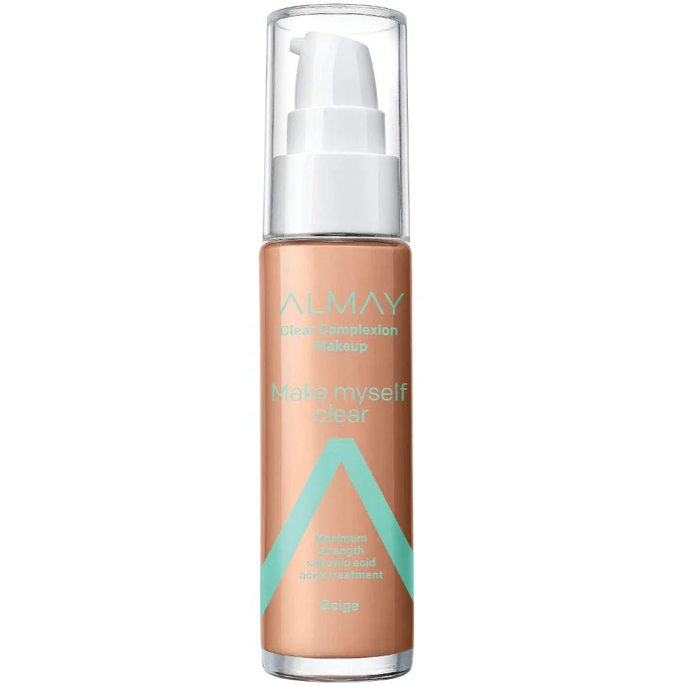 Foundation by Almay, Acne Face Makeup with Salicylic Acid, Face Makeup with Skincare Ingredients, Matte Finish, Hypoallergenic, Cruelty Free, Dermatologist Tested Foundation - Image 25