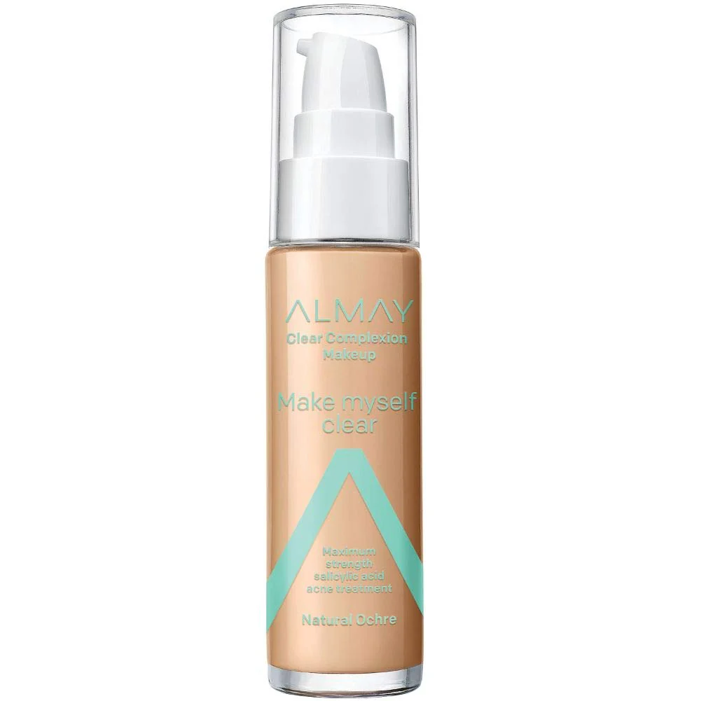 Foundation by Almay, Acne Face Makeup with Salicylic Acid, Face Makeup with Skincare Ingredients, Matte Finish, Hypoallergenic, Cruelty Free, Dermatologist Tested Foundation - Image 41