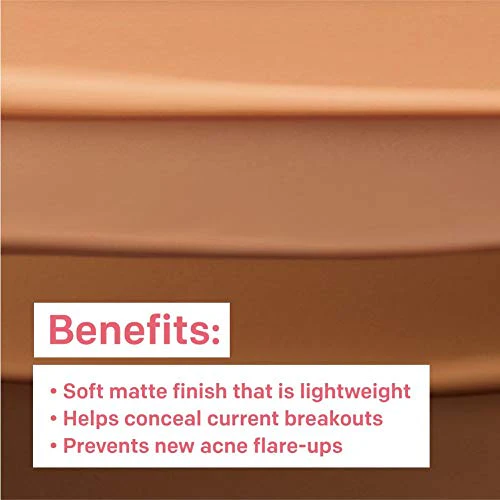 Foundation by Almay, Acne Face Makeup with Salicylic Acid, Face Makeup with Skincare Ingredients, Matte Finish, Hypoallergenic, Cruelty Free, Dermatologist Tested Foundation - Image 56