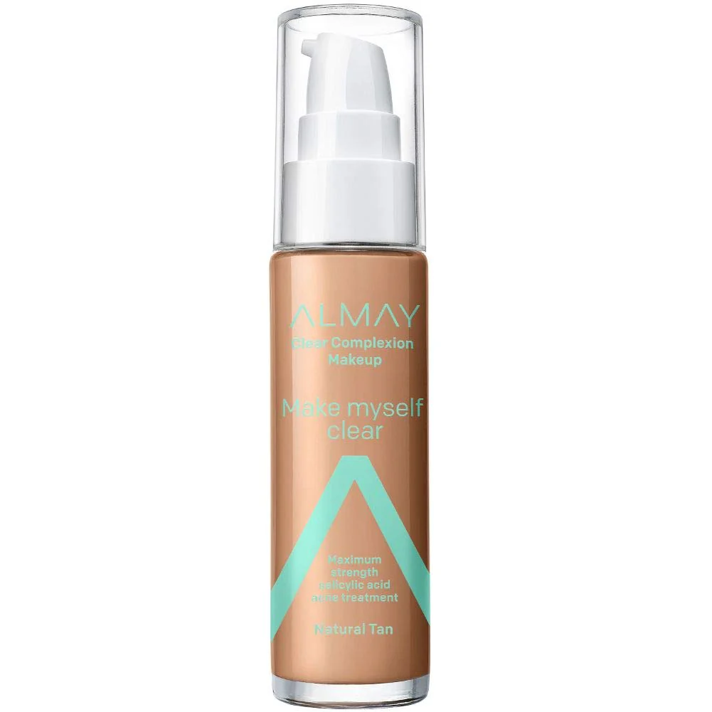 Foundation by Almay, Acne Face Makeup with Salicylic Acid, Face Makeup with Skincare Ingredients, Matte Finish, Hypoallergenic, Cruelty Free, Dermatologist Tested Foundation - Image 59
