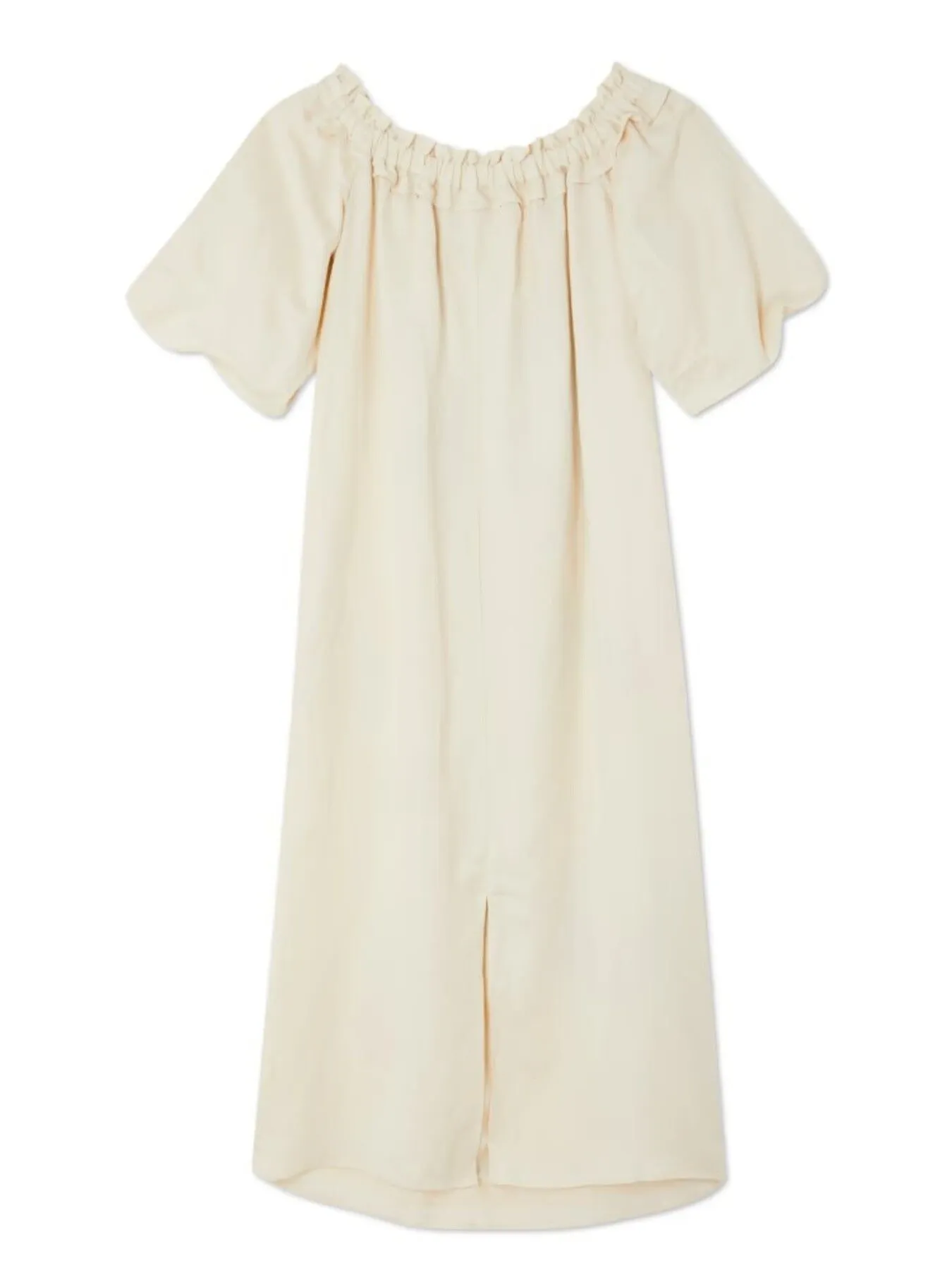 Frill Printed Off-Shoulder Dress - Image 9