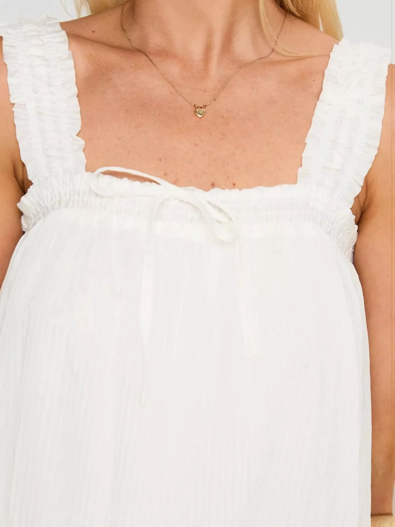 Frill Square Neck Mini Dress - Image 2
