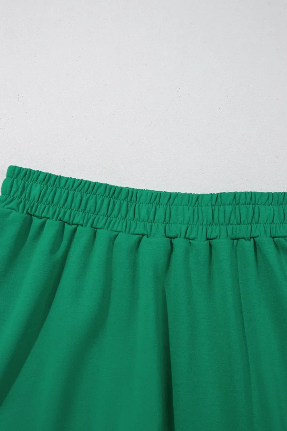Frill Zip Front Puff Sleeve Top and Skort Set - Image 13