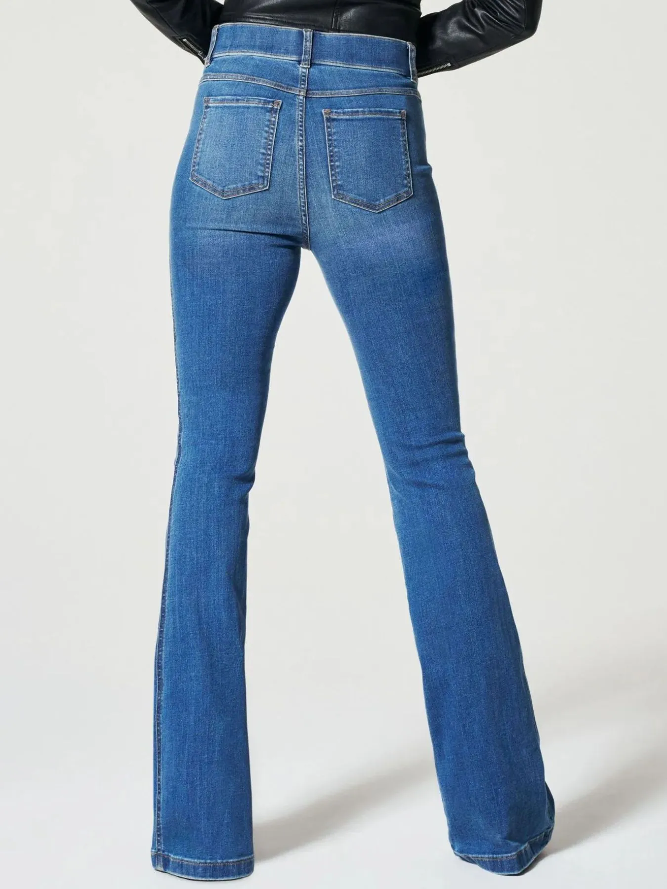 Full Size High-Waisted Flare Jeans Plus Size - Image 5
