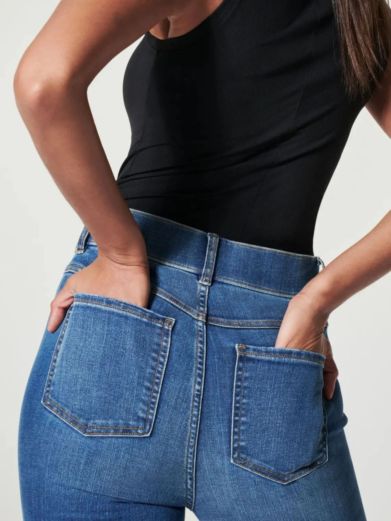 Full Size High-Waisted Flare Jeans Plus Size - Image 7