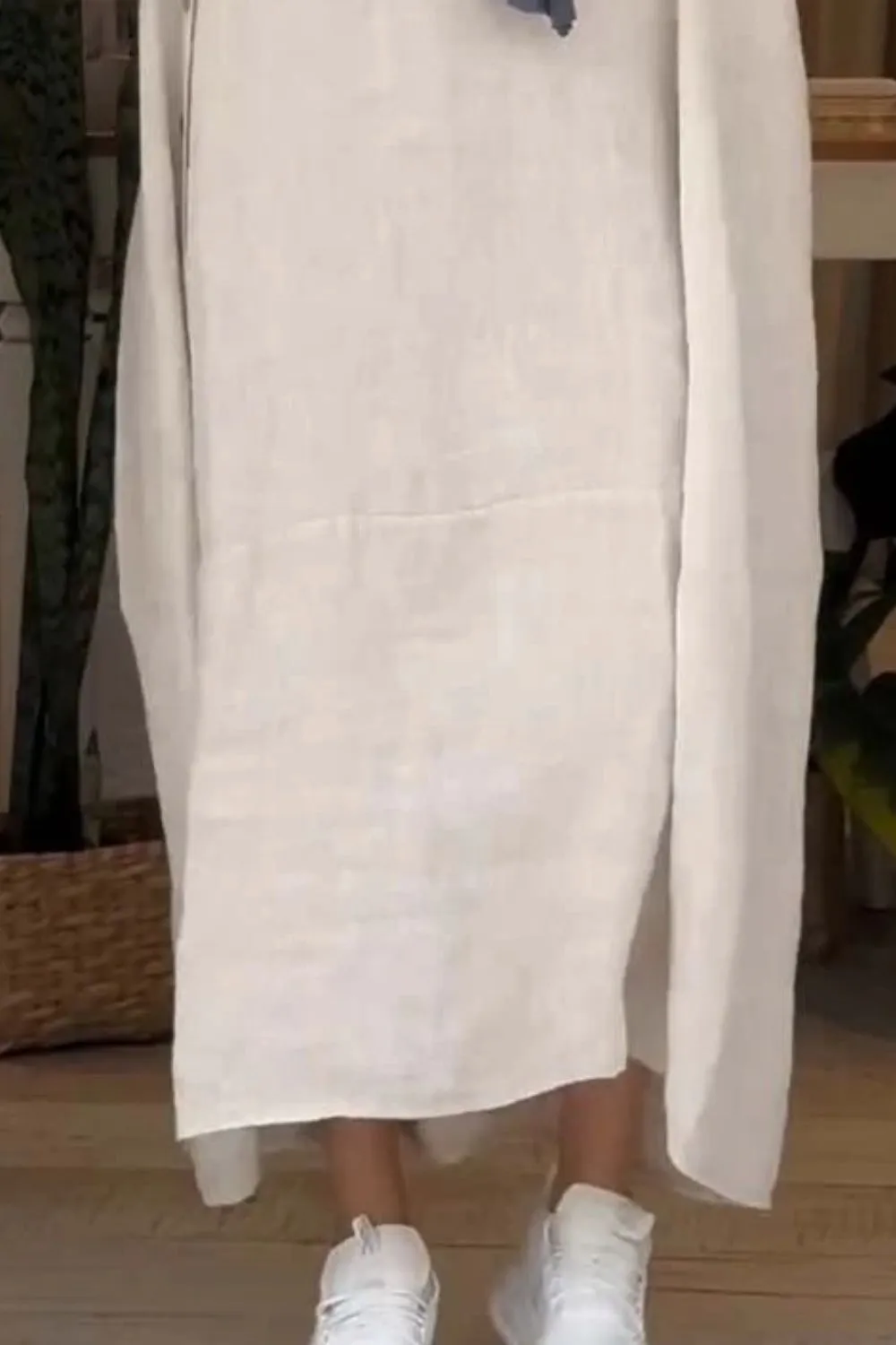 Full Size Relaxed Fit Short Sleeves Dress Plus Size - Image 18