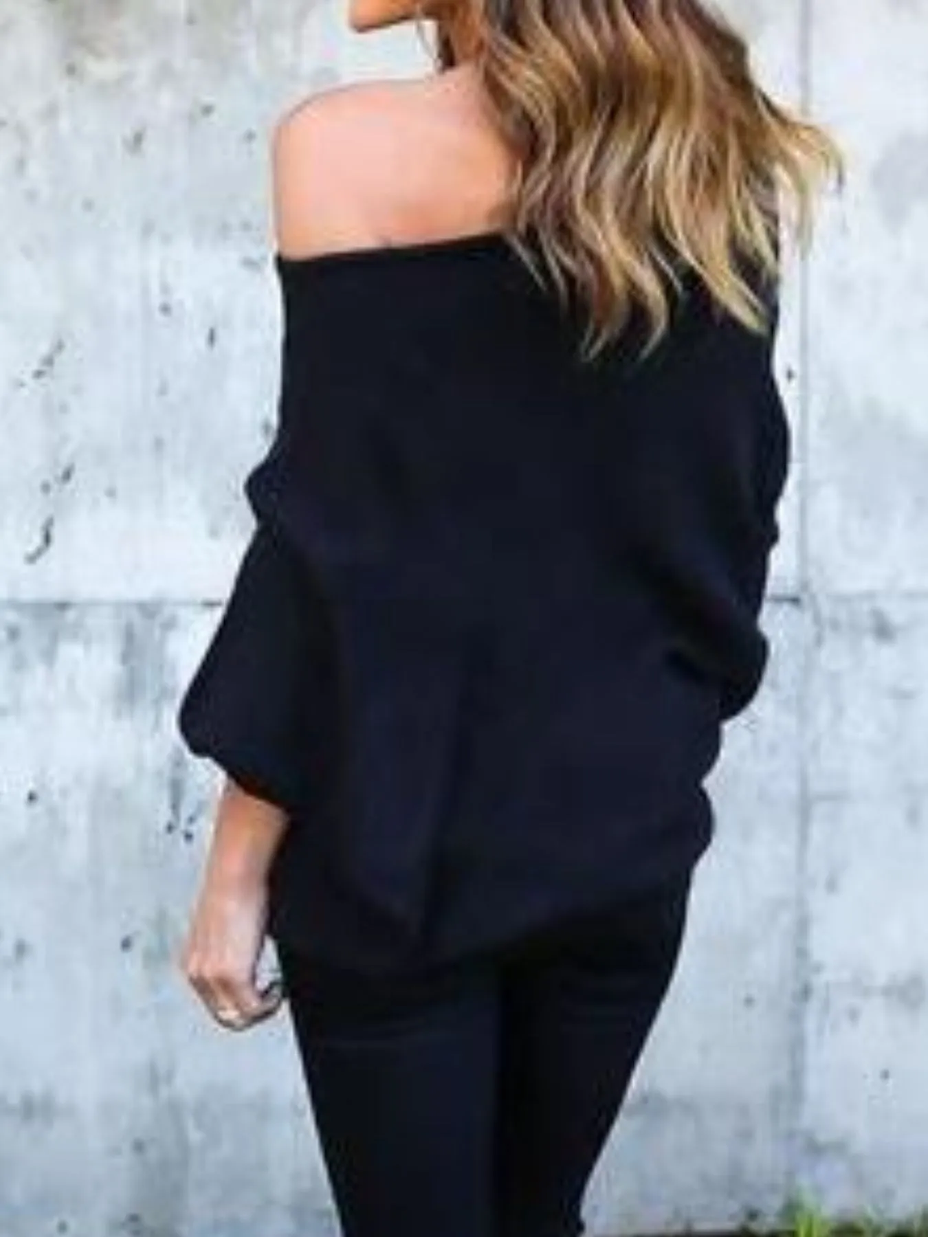 Full Size Single Shoulder Ribbed Knit Top Plus Size - Image 13