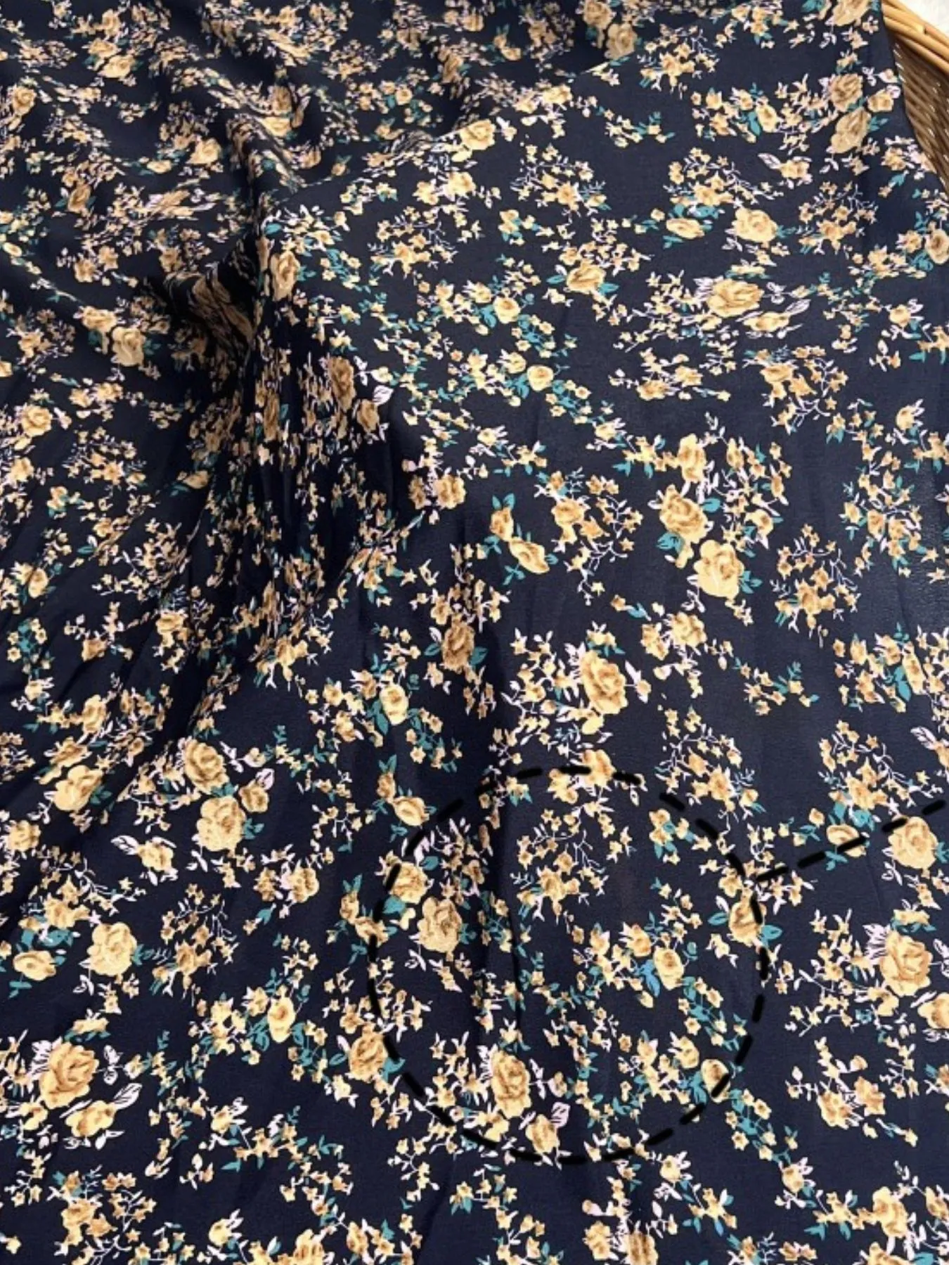 Full Size Slit Off-Shoulder Floral Midi Dress Plus Size - Image 5