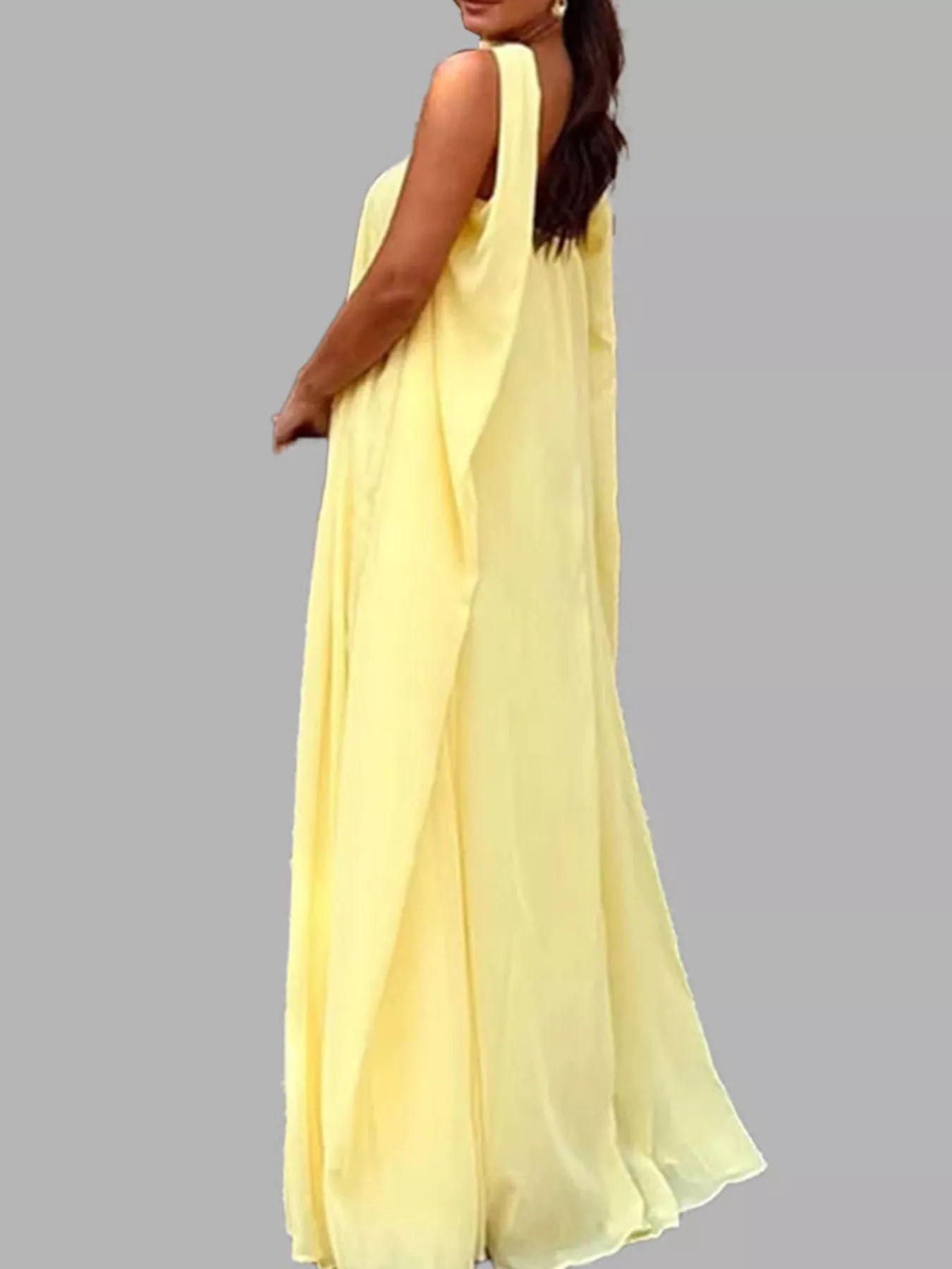 Full Size Tube Flowy Maxi Dress Plus Size - Image 2