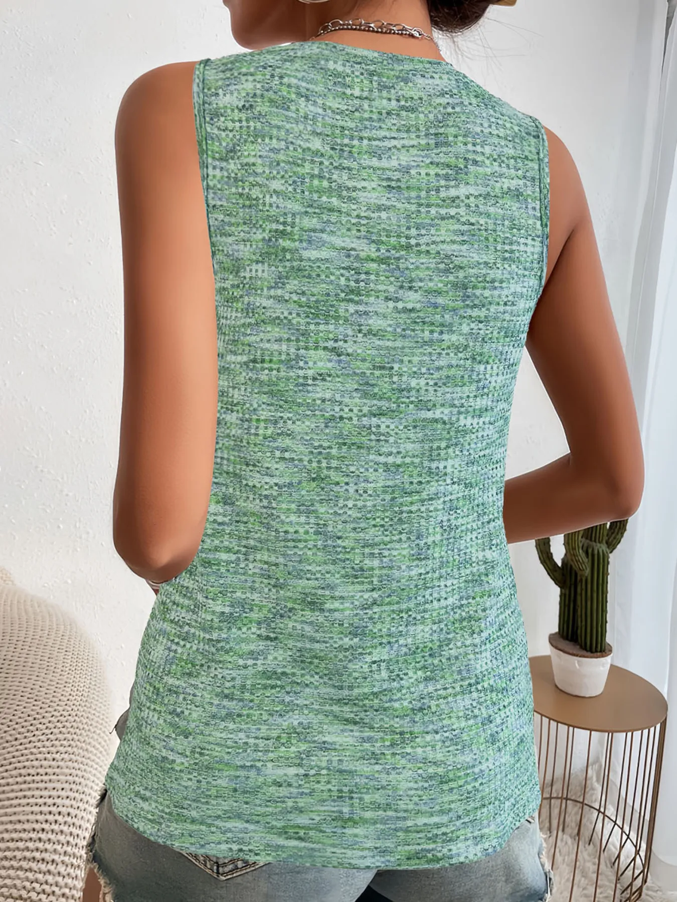 Full Size V-Neck Tank Plus Size - Image 6