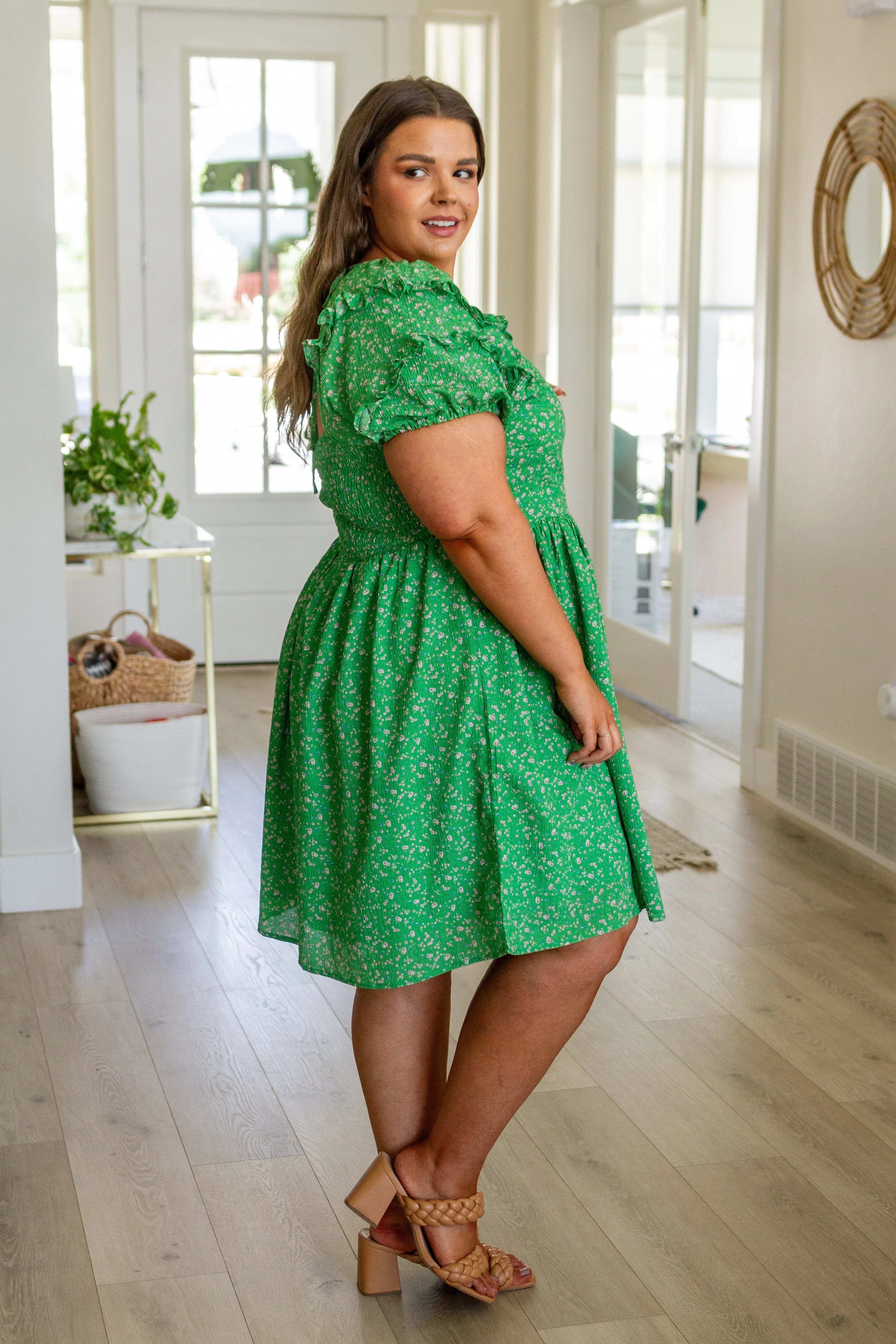 Garden Goddess V-Neck Dress - Image 5