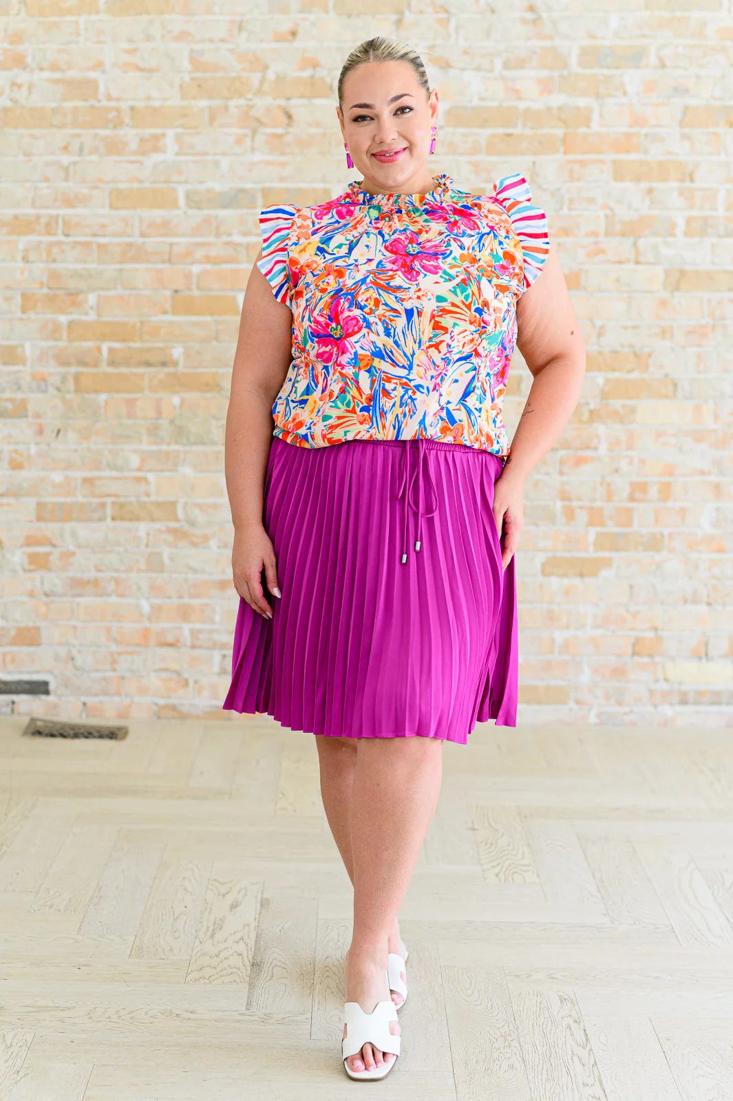 Get Out of Town Ruffle Sleeve Top - Image 4