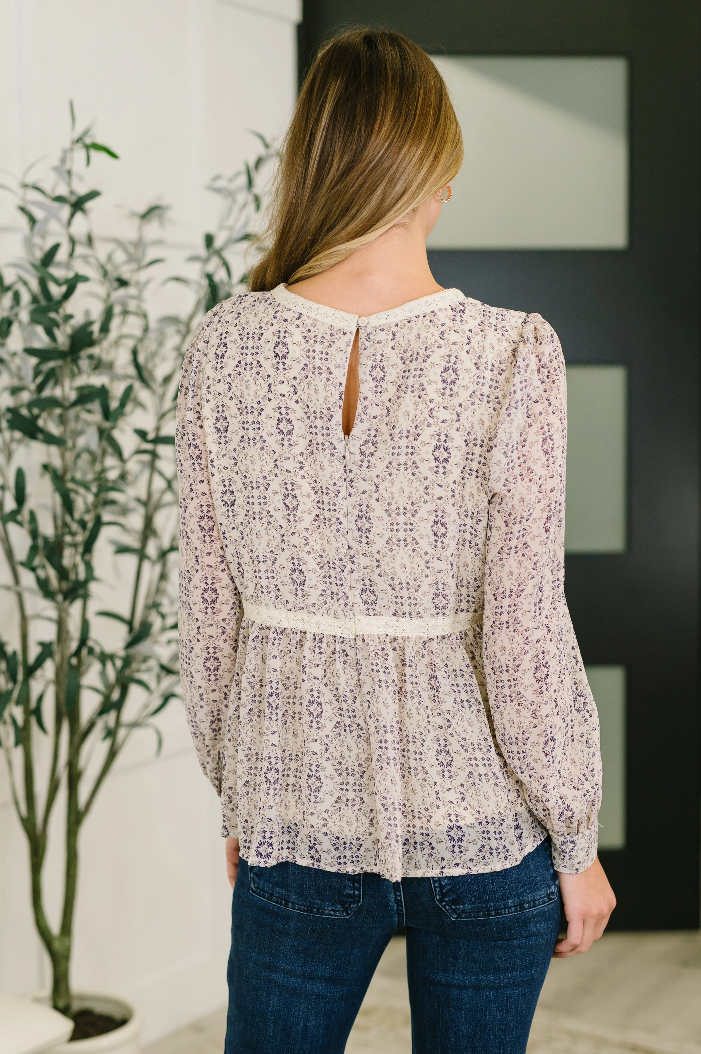 Gorgeous Girl Floral Peplum Blouse - Image 6
