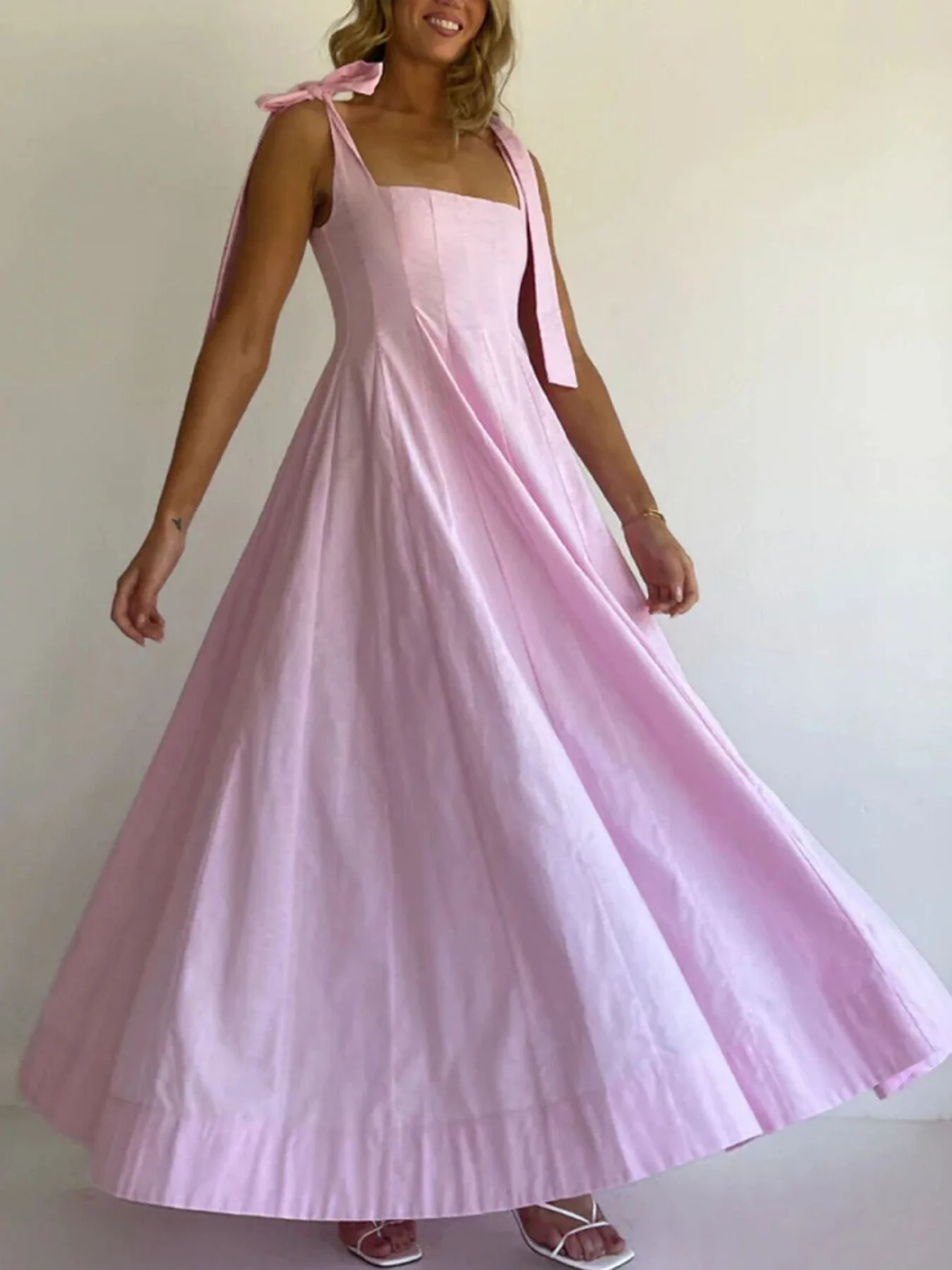 Gradient Tie Shoulder Maxi Dress - Image 20