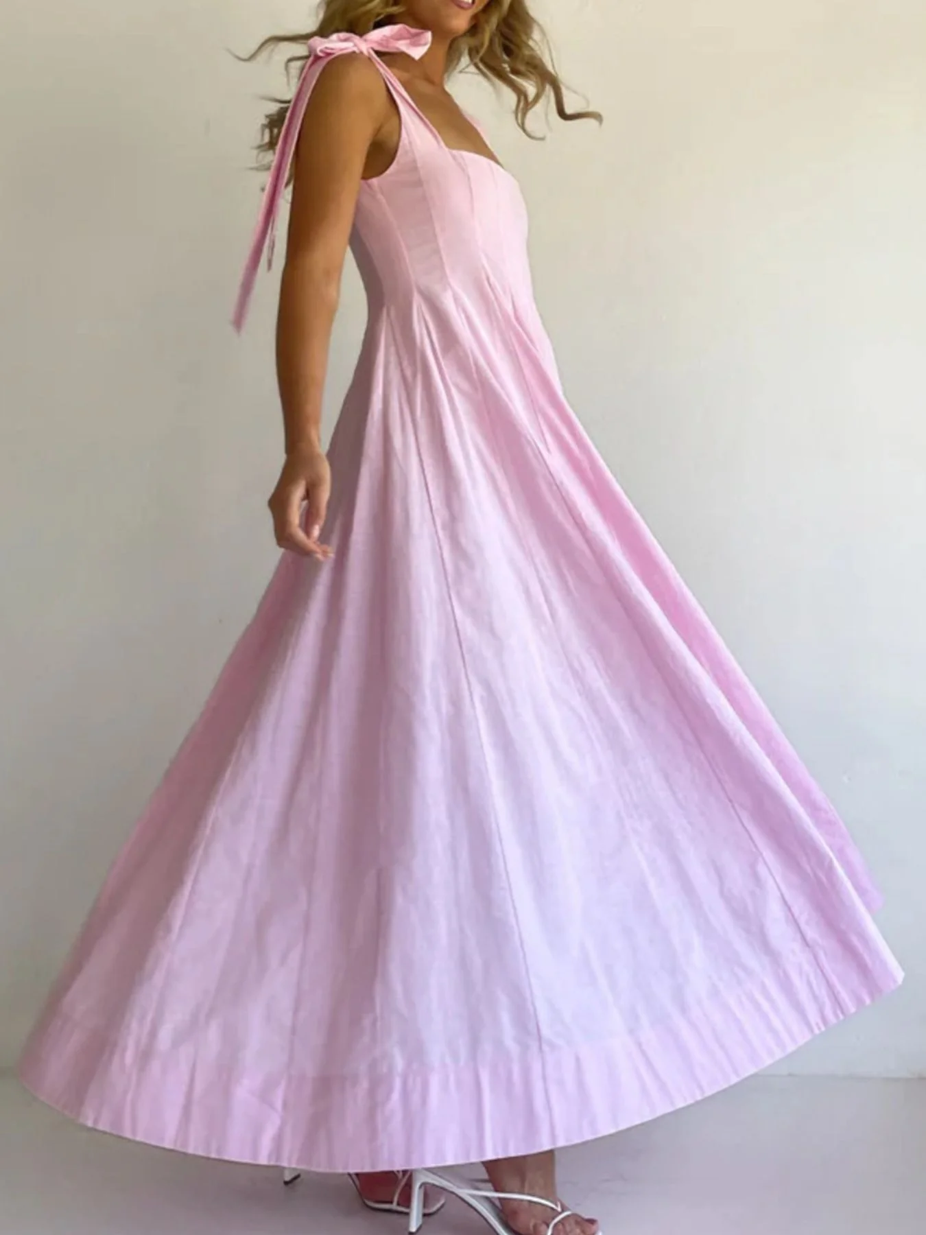 Gradient Tie Shoulder Maxi Dress - Image 21