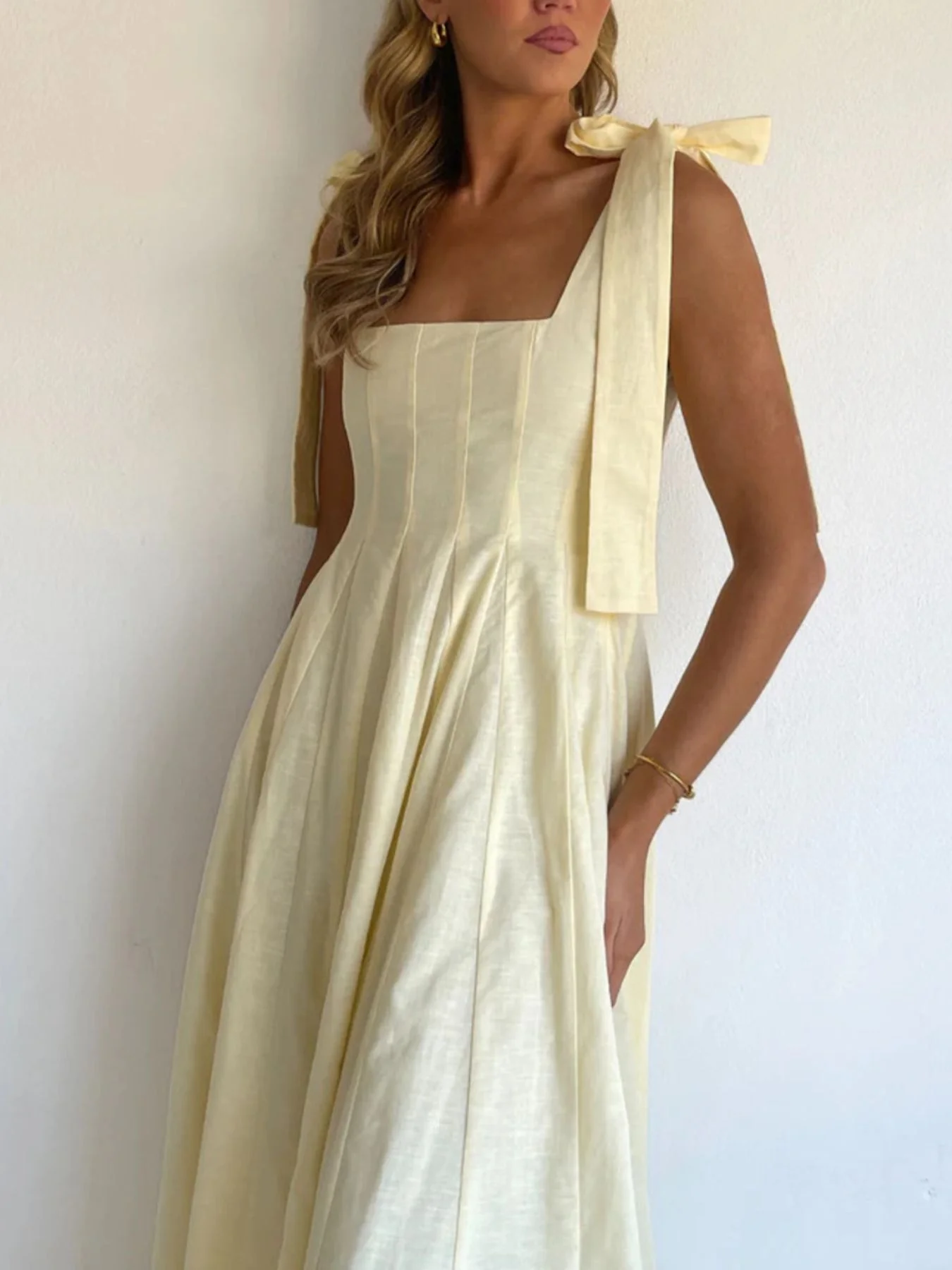Gradient Tie Shoulder Maxi Dress - Image 27