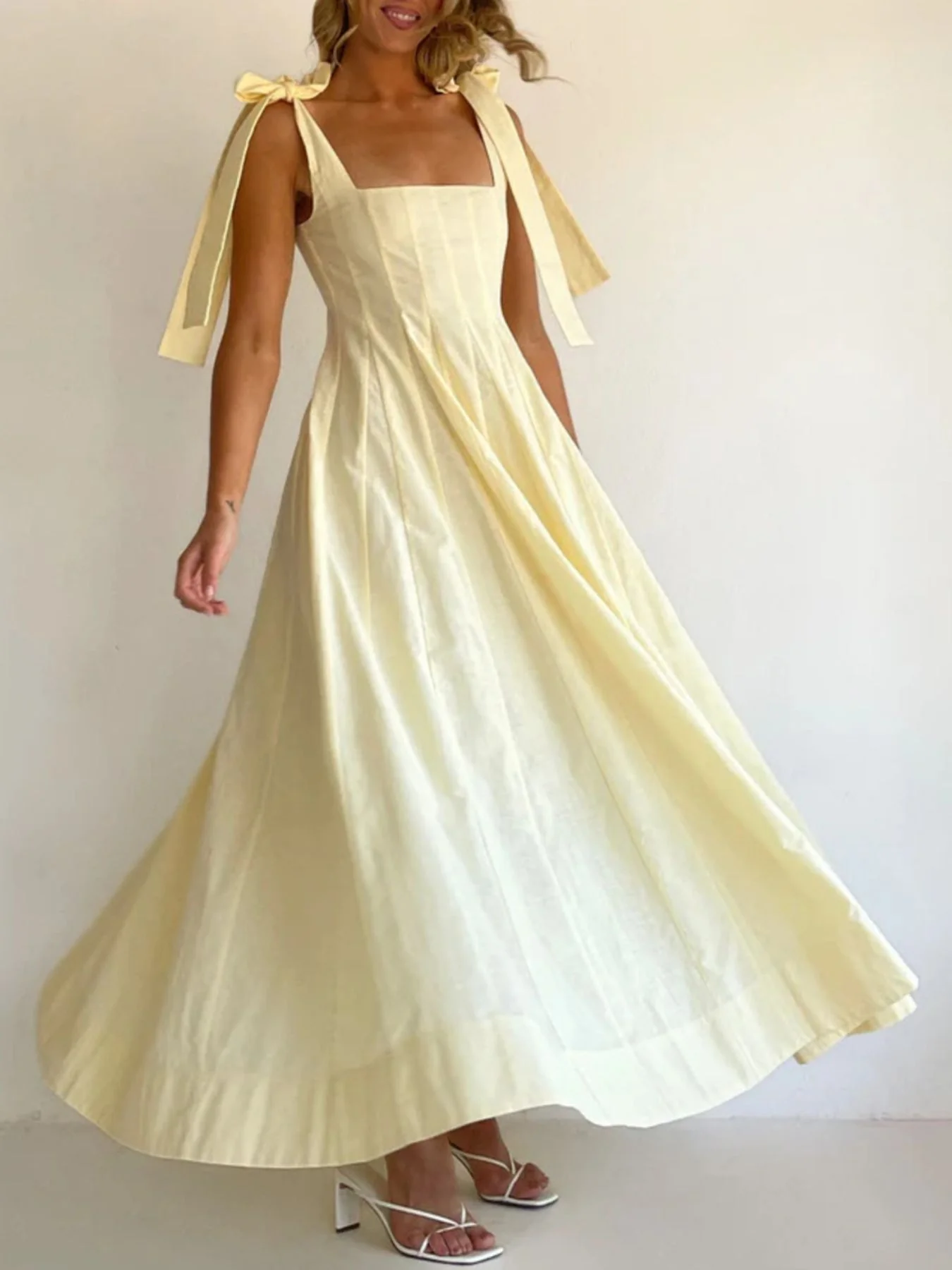 Gradient Tie Shoulder Maxi Dress - Image 30