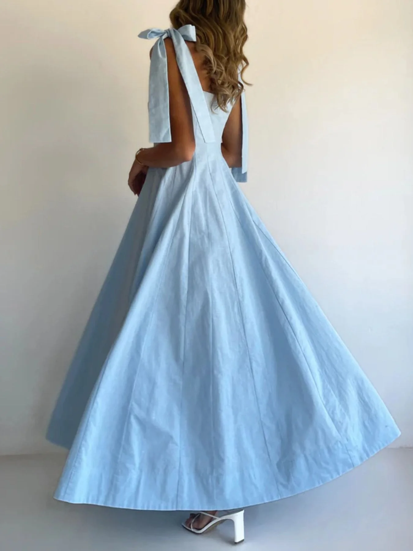 Gradient Tie Shoulder Maxi Dress - Image 6