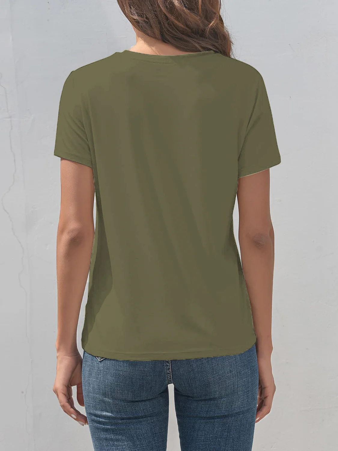 Graphic Round Neck Short Sleeve T-Shirt - Image 12