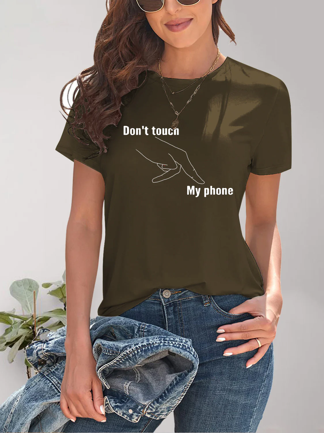 Graphic Round Neck Short Sleeve T-Shirt - Image 17