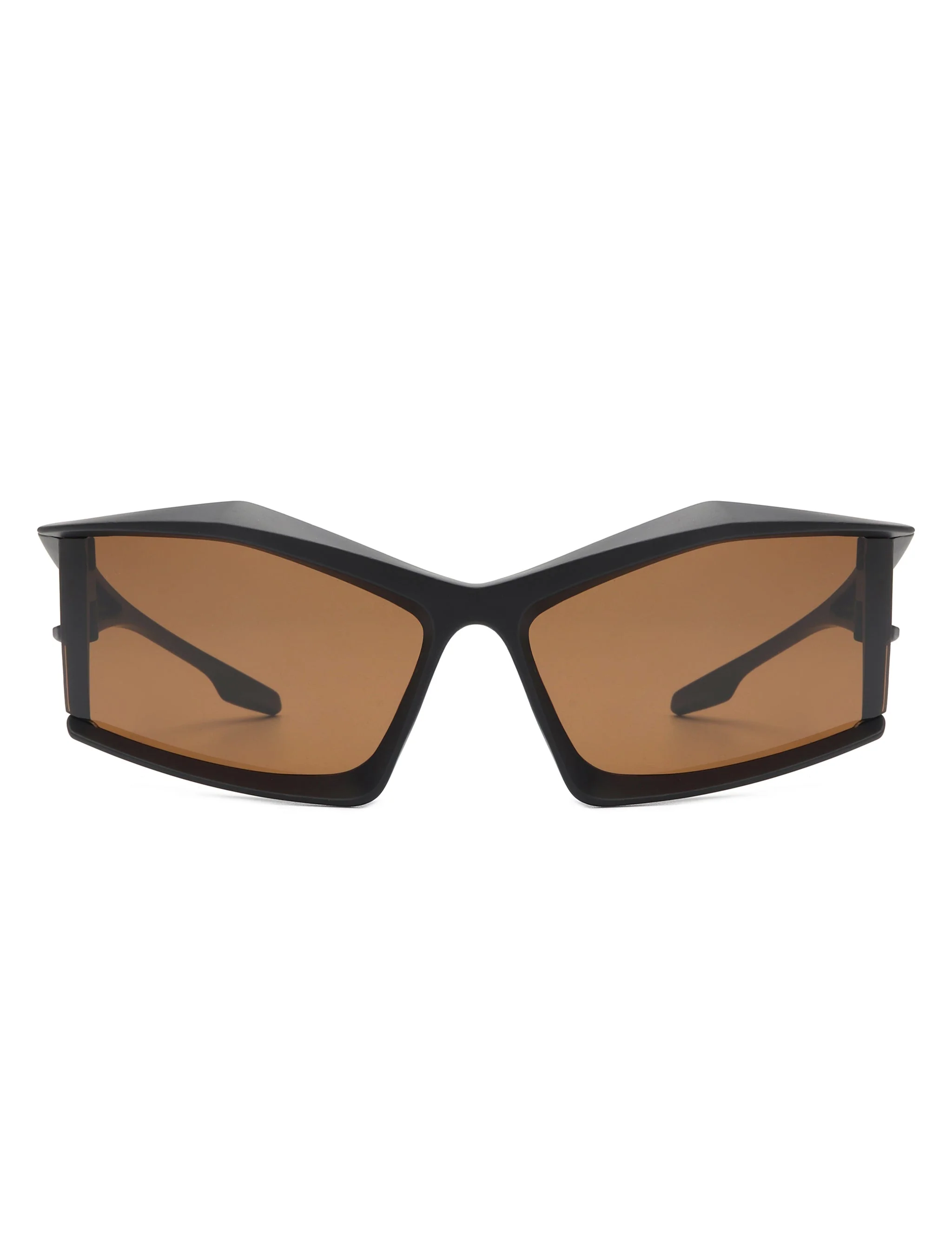 Halo - Futuristic Geometric Rectangle Fashion Sunglasses - Image 4